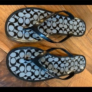 COACH Signature C Lyra Sandals, Sz 7.5
